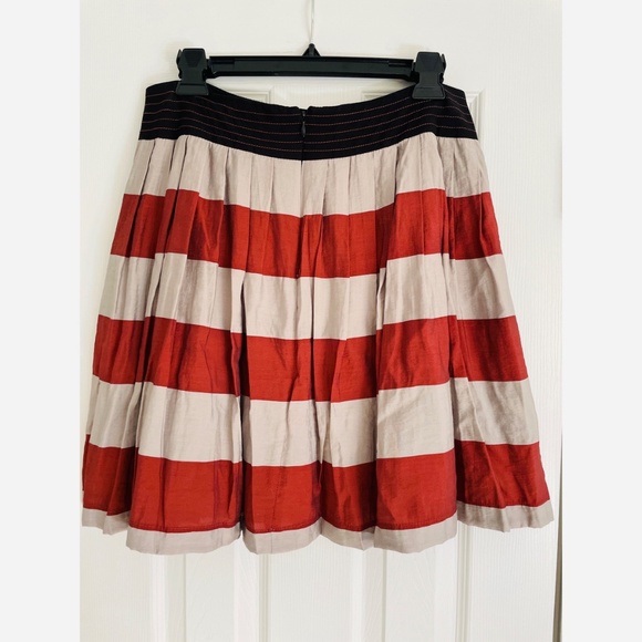 COREY LYNN CALTER for Anthropologie Pleated Striped Skirt - Picture 2 of 4